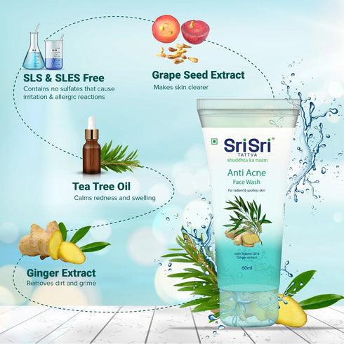 Sri Sri Tattva Anti Acne Face Wash